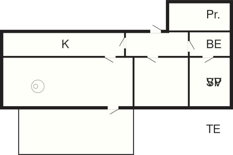 4 persoons vakantie huis in Østervrå-By Traum-Plattegrond