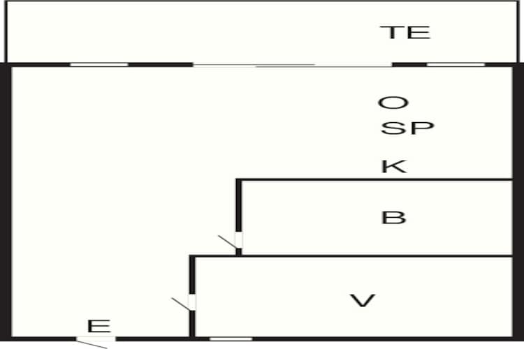 Maison de vacances pour 4 a Vestervig-By Traum - Plan