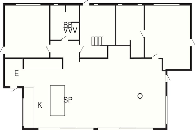 7 Personen Ferienhaus in Ålbæk-By Traum - Grundriss