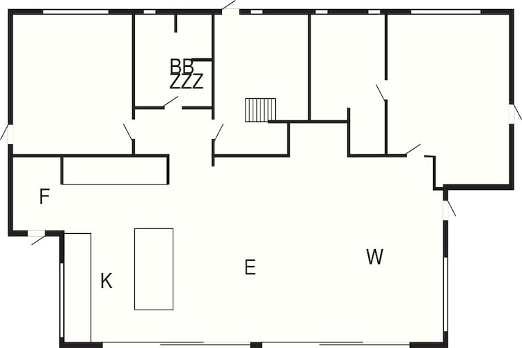 7 Personen Ferienhaus in Ålbæk-By Traum - Grundriss
