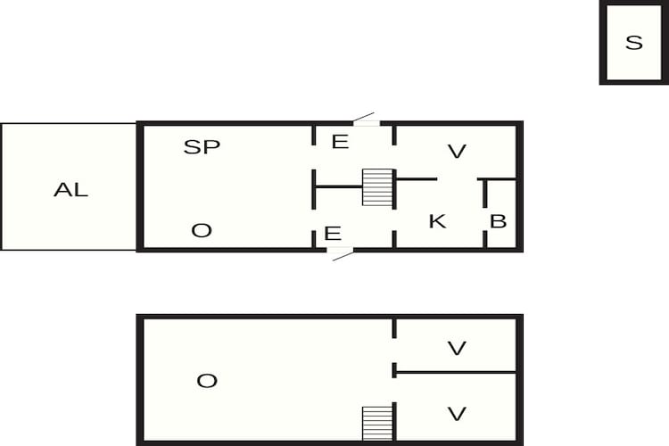 5 persoons vakantie huis in Mörlunda-Plattegrond