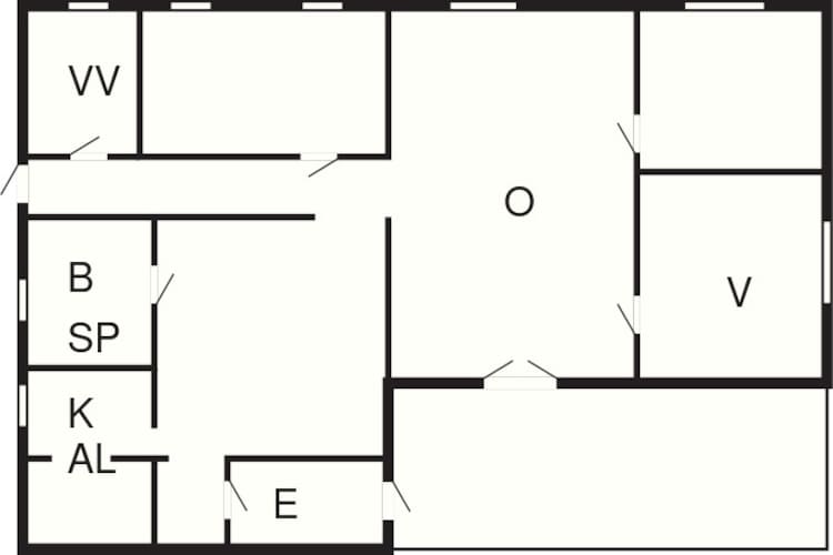 6 person holiday home in MUNSö-By Traum-Floor plan