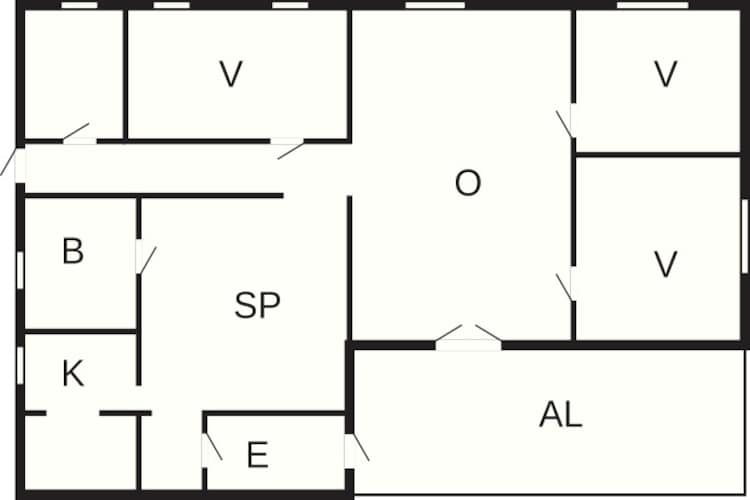 6 persoons vakantie huis in MUNSö-By Traum-Plattegrond