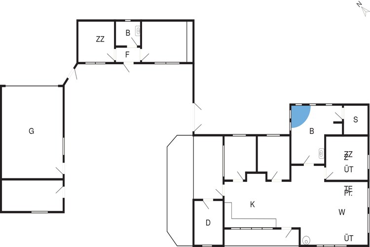 10 persoons vakantie huis in Vig-By Traum-Plattegrond