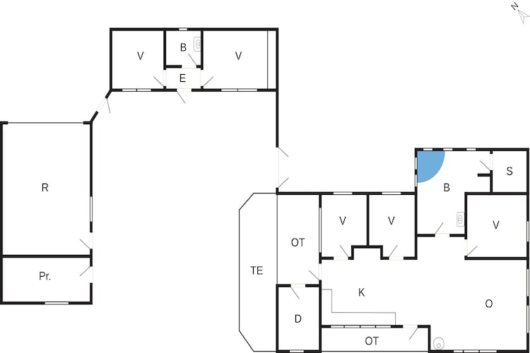 10 persoons vakantie huis in Vig-By Traum-Plattegrond