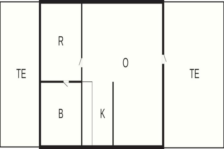 2 persoons vakantie huis in Brösarp-By Traum-Plattegrond