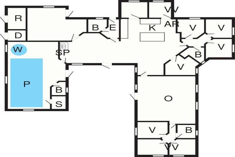 Luxe retraite bij strand -- By Traum Ferienwohnungen-Plattegrond
