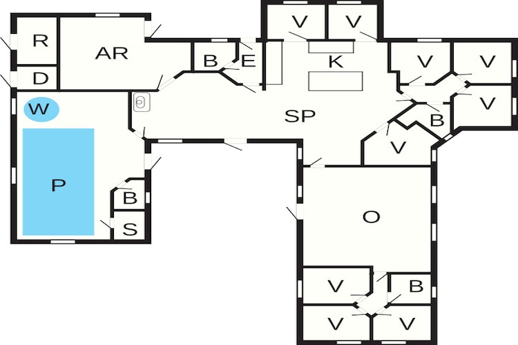 Luxe retraite bij strand -- By Traum Ferienwohnungen-Plattegrond