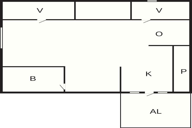 6 persoons vakantie huis in BOLLEBYGD-By Traum-Plattegrond