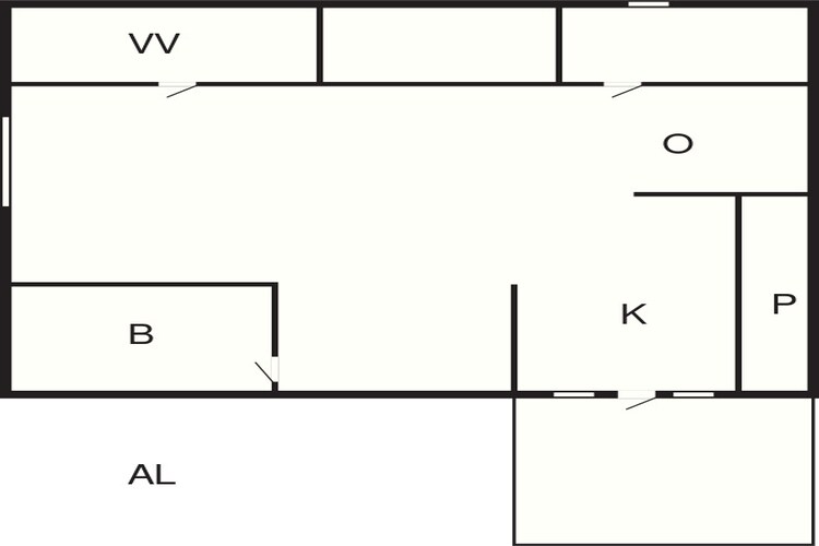 Maison de vacances pour 6 a BOLLEBYGD-By Traum - Plan