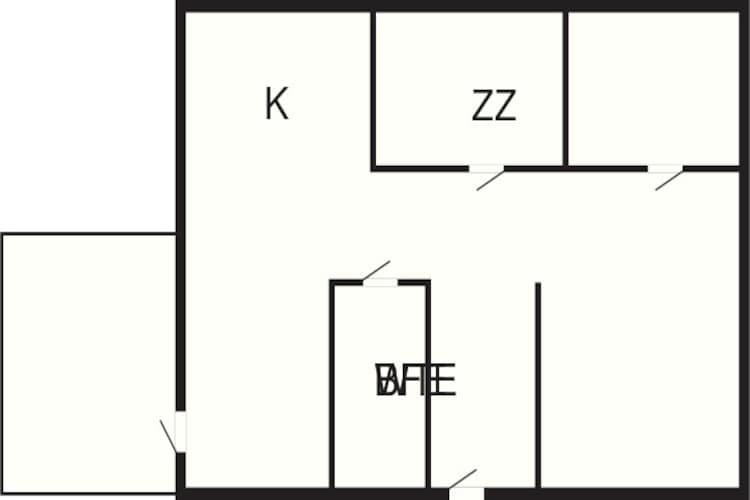 Landelijk huis met tuin bij Borgholm - Plattegrond