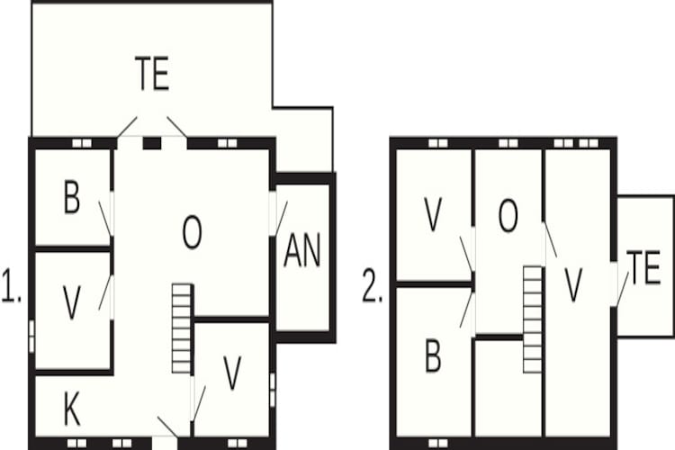 8 persoons vakantie huis in Bjert-By Traum-Plattegrond