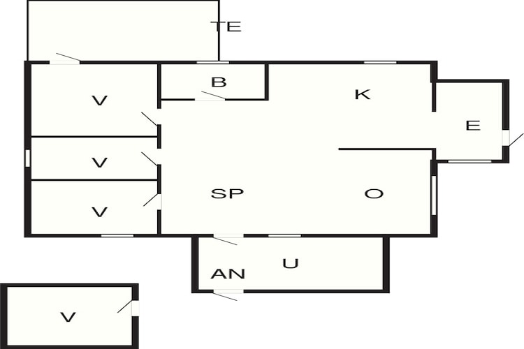8 person holiday home in Mönsterås-By Traum-Floor plan