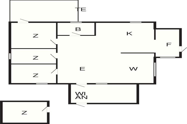 8 person holiday home in Mönsterås-By Traum-Floor plan
