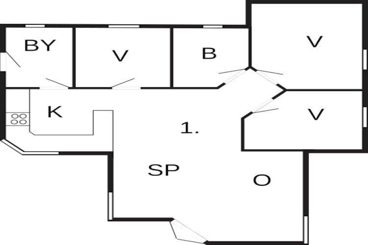 6 persoons vakantie huis in Væggerløse-By Traum-Plattegrond