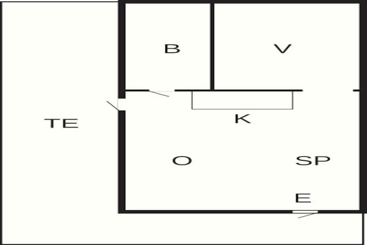 3 persoons vakantie huis in SÖLVESBORG-By Traum-Plattegrond