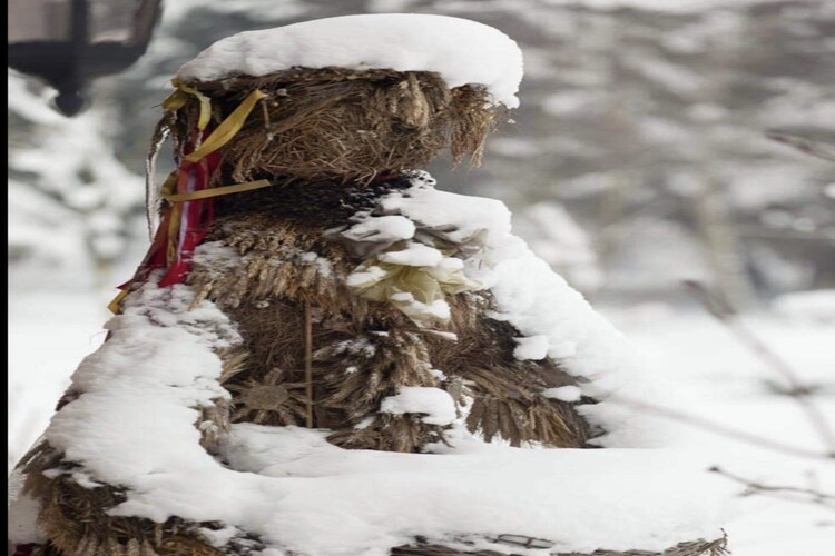 Dworek w Bełcznej-Gebied winter 1km