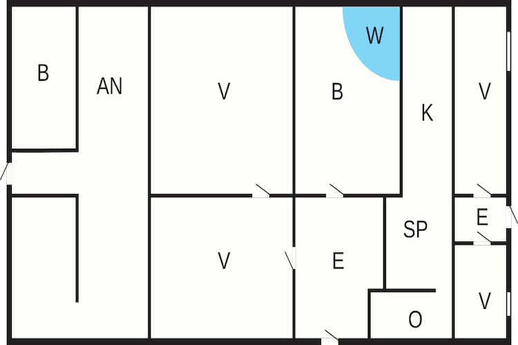 14 person holiday home in Rønne-By Traum - Floor plan