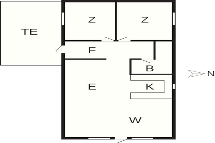6 persoons vakantie huis in Ringkøbing - Plattegrond
