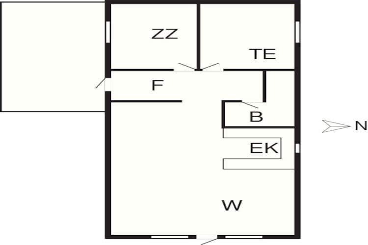 6 persoons vakantie huis in Ringkøbing - Plattegrond