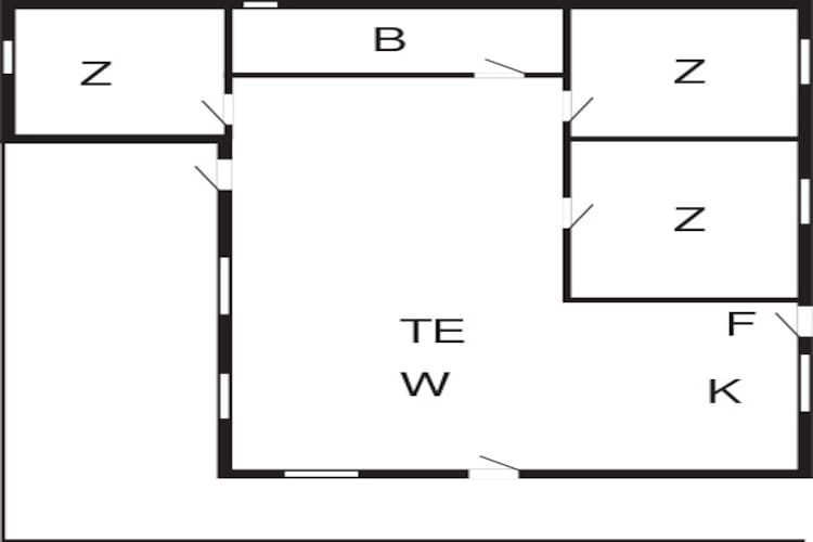 5 persoons vakantie huis in Bording-By Traum - Plattegrond