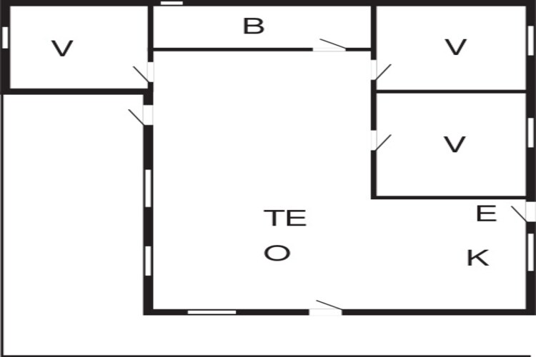 5 persoons vakantie huis in Bording-By Traum - Plattegrond
