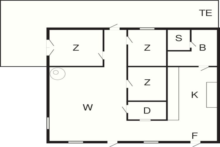 7 person holiday home in KLÄSSBOL-Floor plan