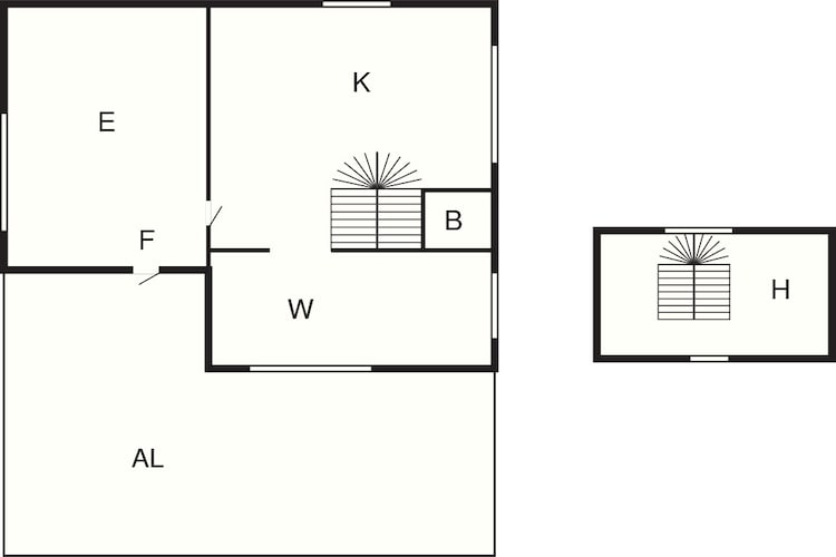 Maison de vacances pour 4 a ALLINGSÅS, SVERIGE-Plan d'étage
