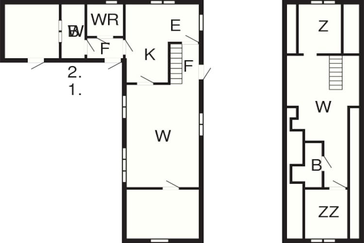 Maison de vacances pour 7 a LåNGARYD-By Traum-Plan d'étage