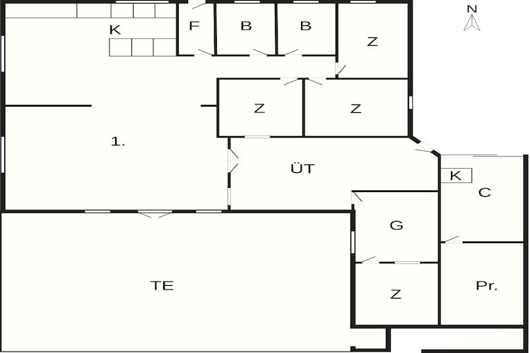 8 persoons vakantie huis in Hejls-By Traum-Plattegrond