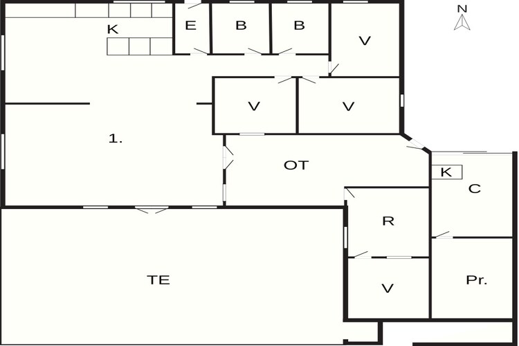 8 persoons vakantie huis in Hejls-By Traum-Plattegrond