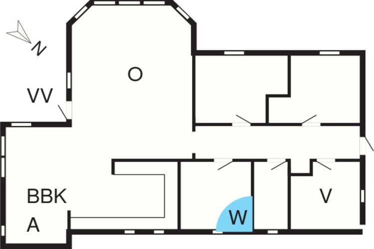 6 persoons vakantie huis in Væggerløse-By Traum-Plattegrond