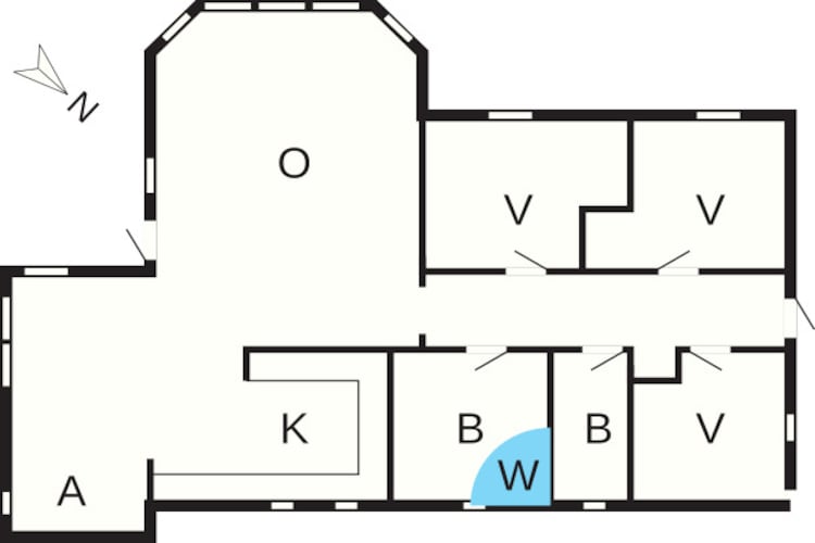 6 persoons vakantie huis in Væggerløse-By Traum-Plattegrond