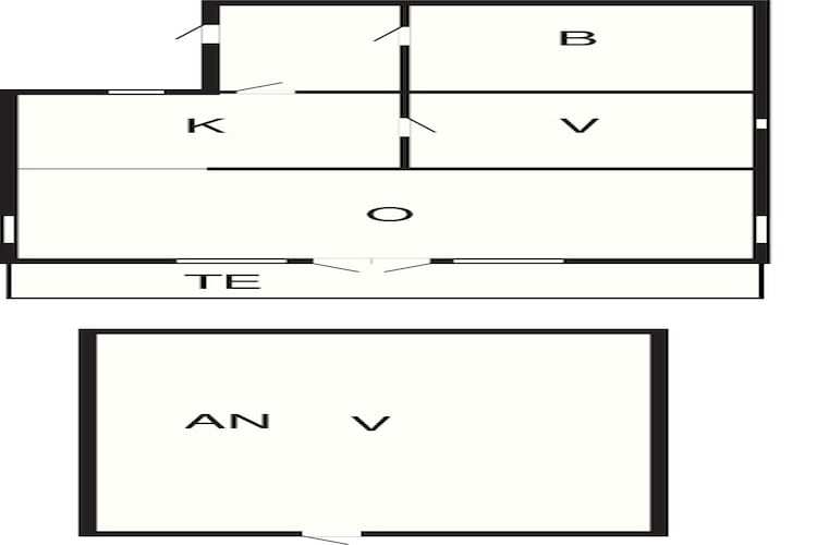 3 persoons vakantie huis in Karrebæksminde - Plattegrond