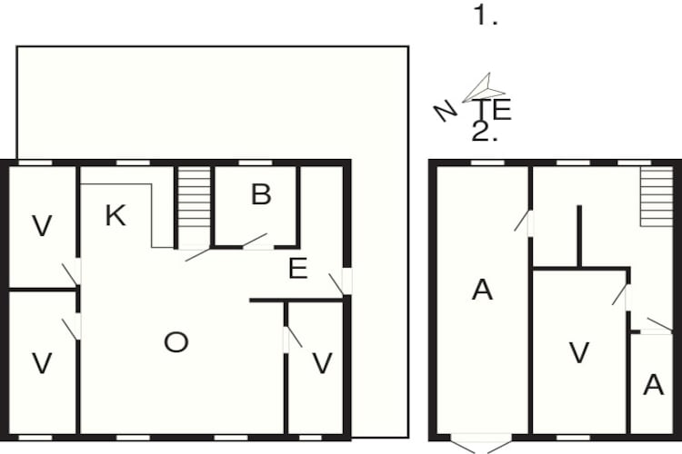 Huis in Nordborg, 6 gasten - Plattegrond