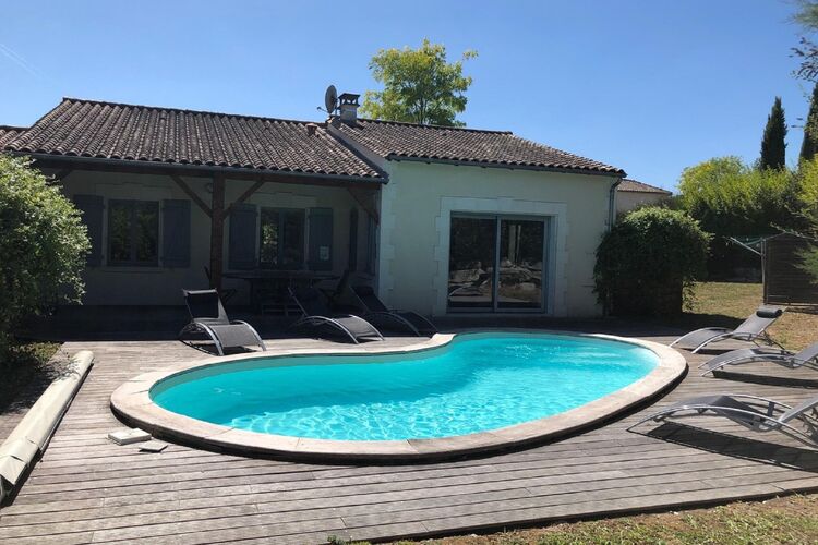 Vakantiehuizen Frankrijk | Cote-Atlantique | Vakantiehuis te huur in Chalais met zwembad  met wifi 6 personen