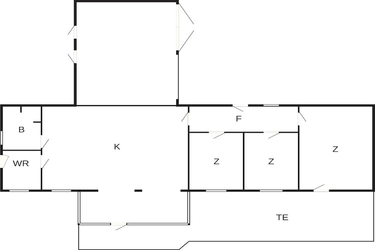 6 persoons vakantie huis in Karrebæksminde-Plattegrond