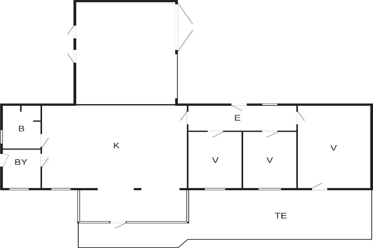6 persoons vakantie huis in Karrebæksminde-Plattegrond