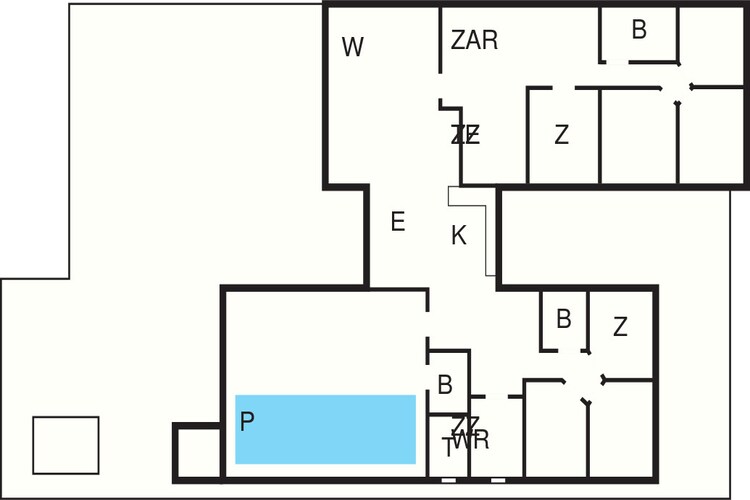 Luxe villa met zwembad -- By Traum Ferienwohnungen-Plattegrond