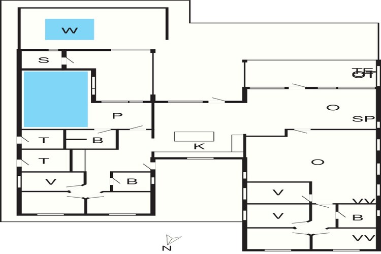 Luxury Villa with Pool - By Traum Ferienwohnungen - Floor plan