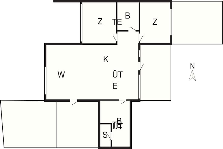 6 persoons vakantie huis in Hadsund-By Traum - Plattegrond