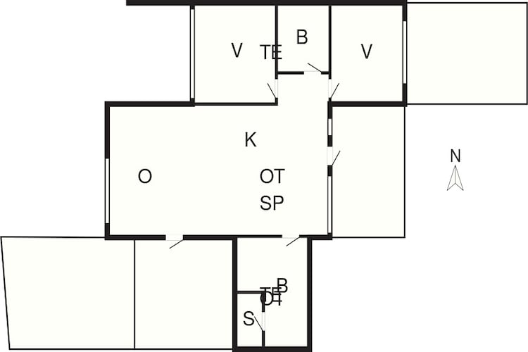 6 persoons vakantie huis in Hadsund-By Traum - Plattegrond
