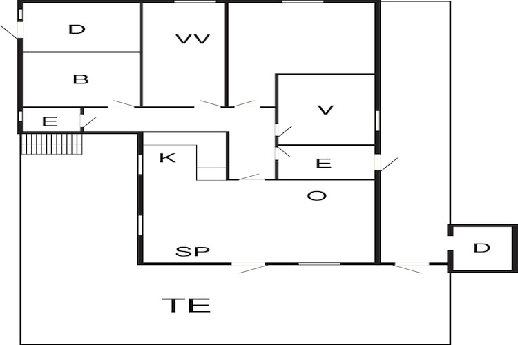 6 person holiday home in Ånneland-By Traum-Floor plan