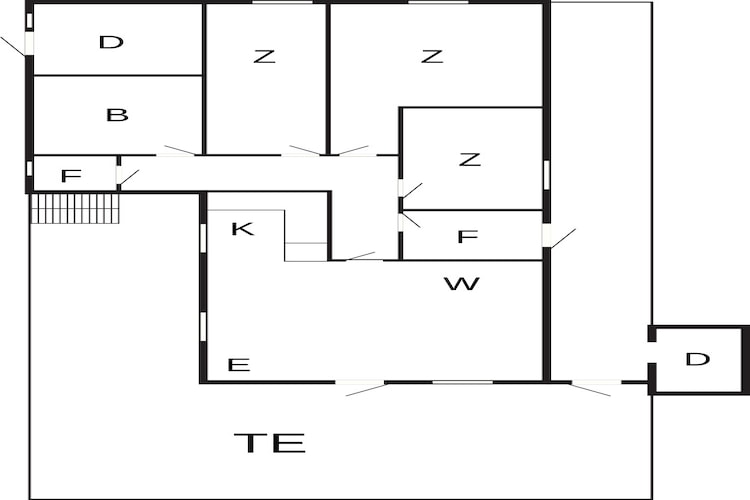 6 persoons vakantie huis in Ånneland-By Traum-Plattegrond