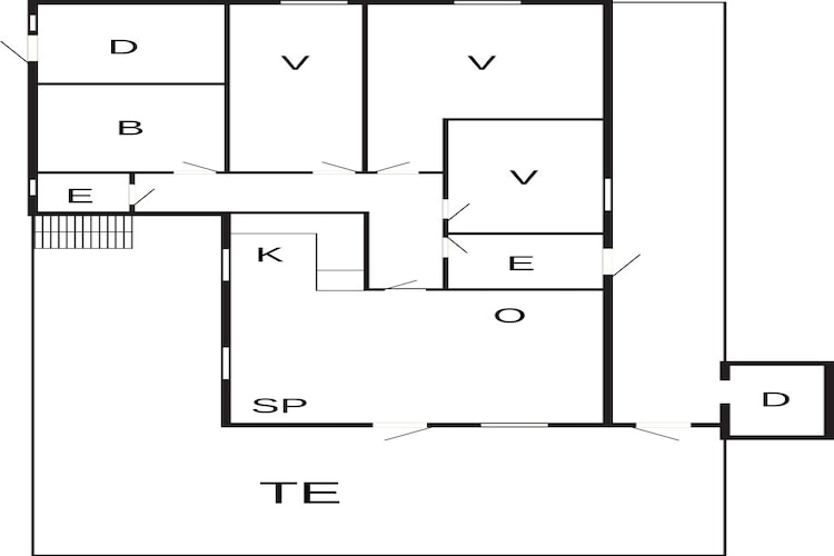 6 persoons vakantie huis in Ånneland-By Traum-Plattegrond