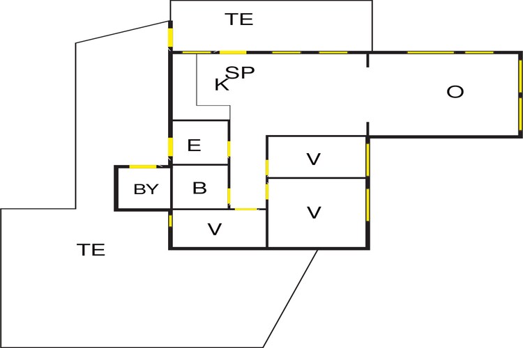 6 persoons vakantie huis in Ånneland-By Traum-Plattegrond