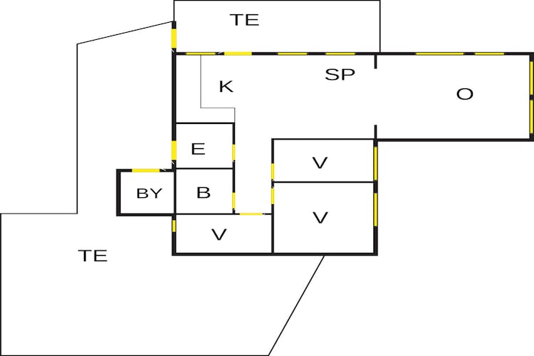 6 persoons vakantie huis in Ånneland-By Traum-Plattegrond