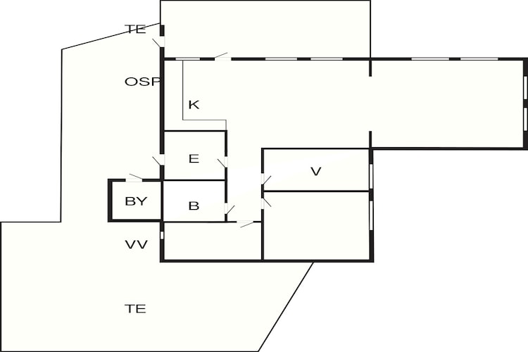 6 person holiday home in Ånneland-By Traum - Floor plan