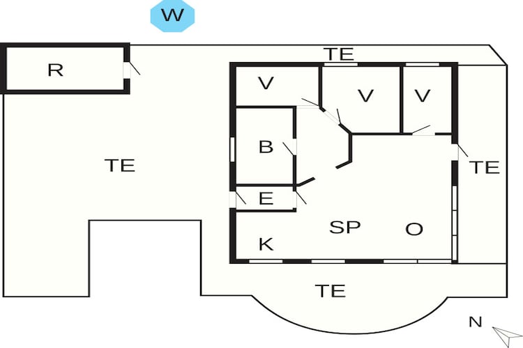 4 persoons vakantie huis in Thisted-By Traum-Plattegrond