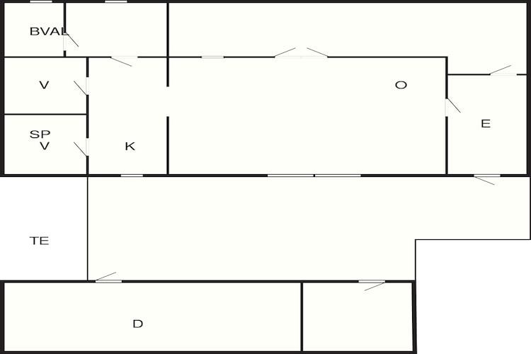 5 person holiday home in Halden-By Traum-Floor plan